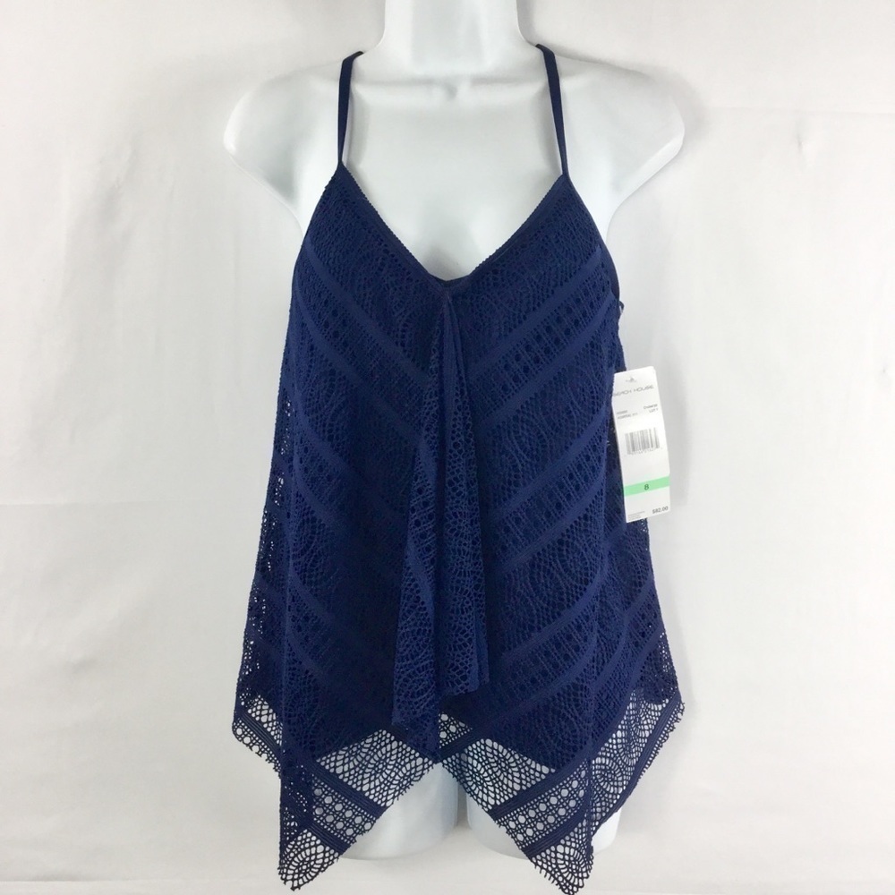 Beach House Kerry Crochet Underwire Tankini Top - Picture 4 of 11